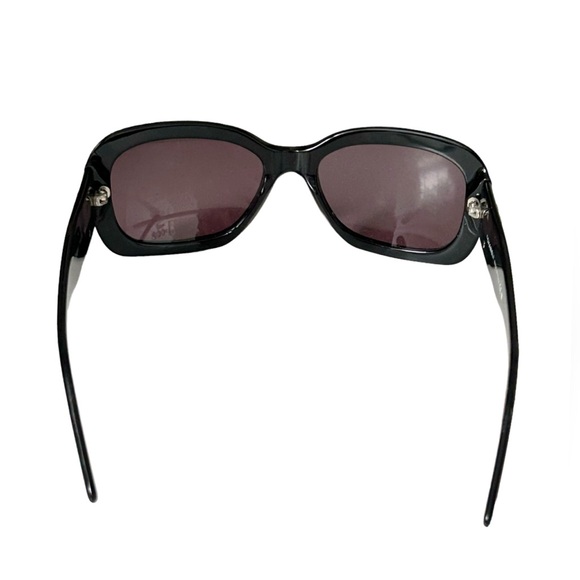 CHANEL True VINTAGE Black CC Logo 5102 Sunglasses With Dark Purple Tinted Lenses - Picture 3 of 9